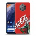 Дизайнерский пластиковый чехол для Nokia 9 PureView Coca-cola