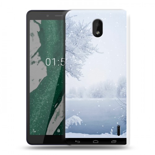 Дизайнерский силиконовый чехол для Nokia 1 Plus Зима