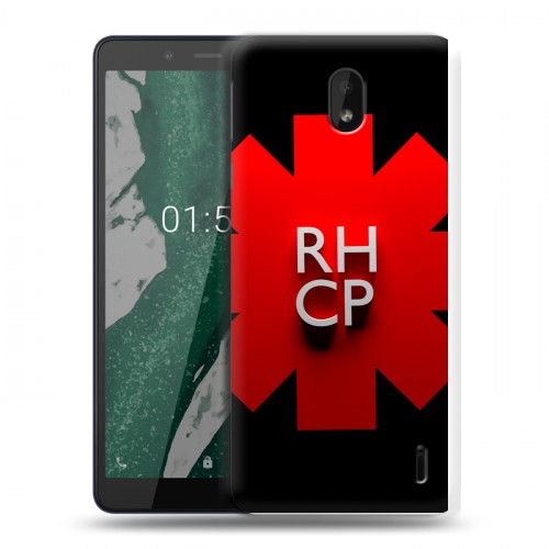 Дизайнерский силиконовый чехол для Nokia 1 Plus Red Hot Chili Peppers
