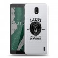 Дизайнерский силиконовый чехол для Nokia 1 Plus Символика льва