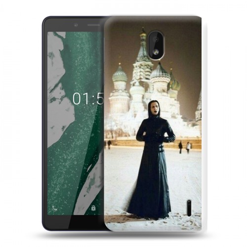 Дизайнерский силиконовый чехол для Nokia 1 Plus  Мэрилин Мэнсон