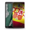 Дизайнерский силиконовый чехол для Nokia 1 Plus флаг Испании