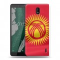 Дизайнерский силиконовый чехол для Nokia 1 Plus флаг Киргизии