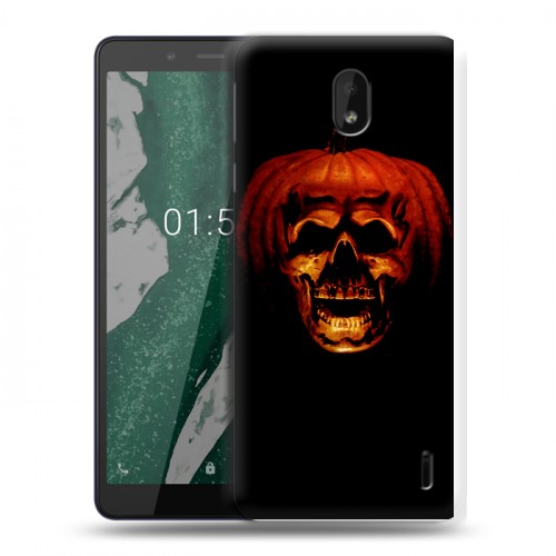 Дизайнерский силиконовый чехол для Nokia 1 Plus Хэллоуин