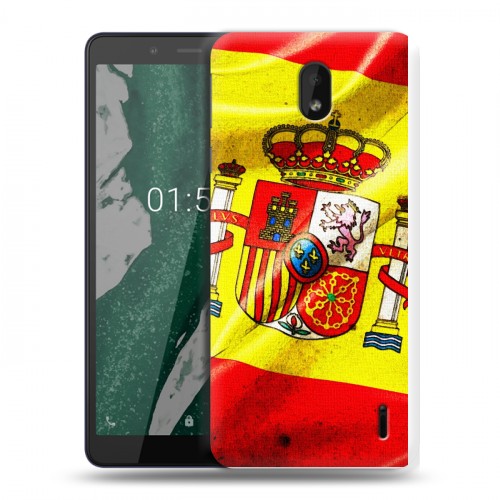 Дизайнерский силиконовый чехол для Nokia 1 Plus Флаг Испании