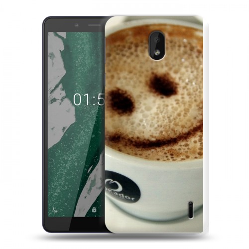Дизайнерский силиконовый чехол для Nokia 1 Plus Кофе напиток