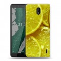 Дизайнерский силиконовый чехол для Nokia 1 Plus Лимон