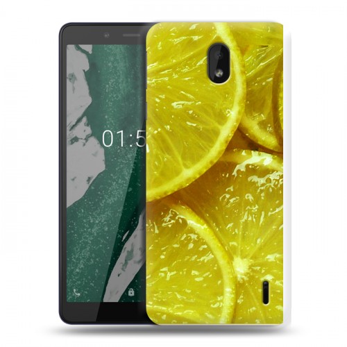 Дизайнерский силиконовый чехол для Nokia 1 Plus Лимон
