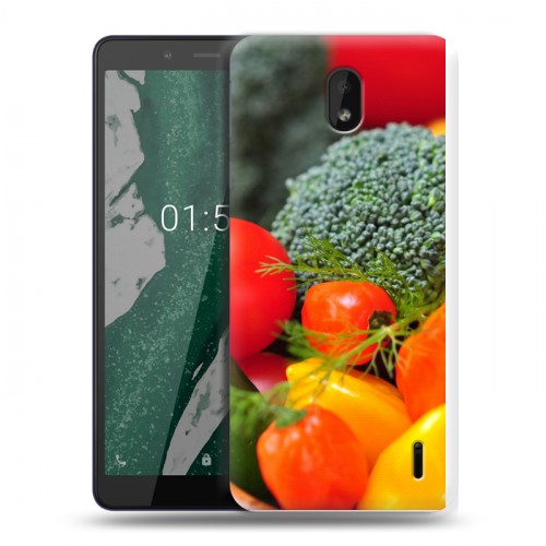 Дизайнерский силиконовый чехол для Nokia 1 Plus Овощи