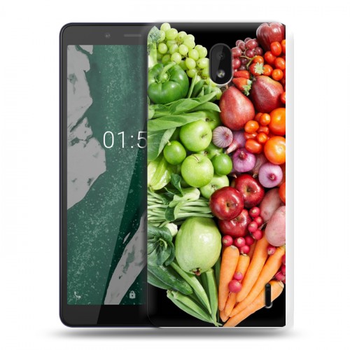 Дизайнерский силиконовый чехол для Nokia 1 Plus Овощи
