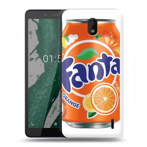 Дизайнерский силиконовый чехол для Nokia 1 Plus Fanta