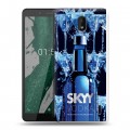 Дизайнерский силиконовый чехол для Nokia 1 Plus Skyy Vodka