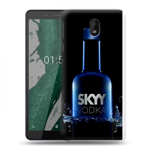 Дизайнерский силиконовый чехол для Nokia 1 Plus Skyy Vodka