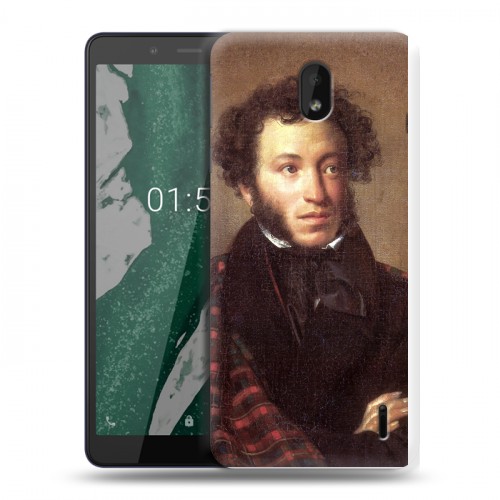 Дизайнерский силиконовый чехол для Nokia 1 Plus Александр Пушкин