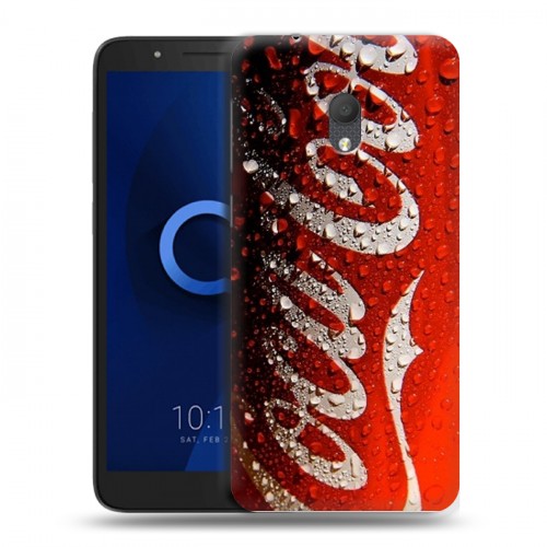 Дизайнерский пластиковый чехол для Alcatel 1C (2019) Coca-cola