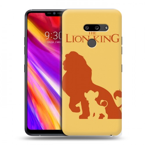 Дизайнерский пластиковый чехол для LG G8 ThinQ Король Лев