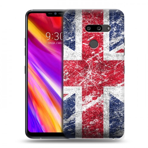 Дизайнерский пластиковый чехол для LG G8 ThinQ Флаг Британии