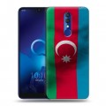 Дизайнерский пластиковый чехол для Alcatel 3 (2019) Флаг Азербайджана