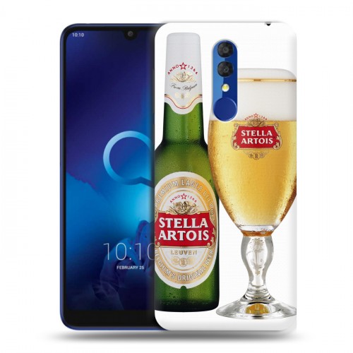 Дизайнерский пластиковый чехол для Alcatel 3 (2019) Stella Artois
