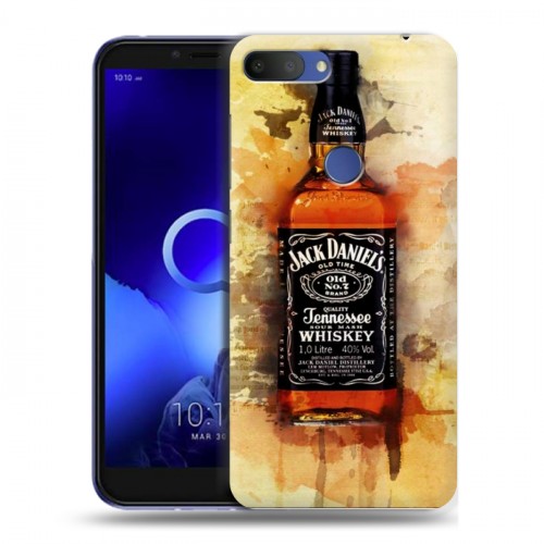 Дизайнерский пластиковый чехол для Alcatel 1S (2019) Jack Daniels