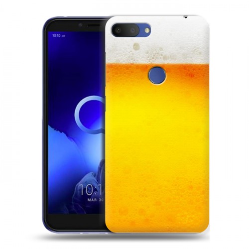 Дизайнерский пластиковый чехол для Alcatel 1S (2019) Пузырьки пива
