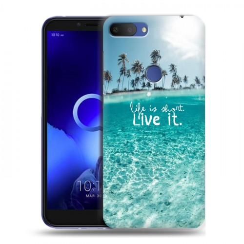 Дизайнерский пластиковый чехол для Alcatel 1S (2019) Пляж