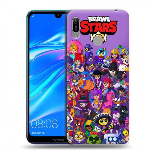 Дизайнерский пластиковый чехол для Huawei Y6 (2019) Brawl Stars