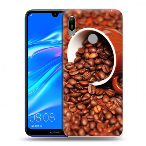 Дизайнерский пластиковый чехол для Huawei Y6 (2019) Кофе напиток