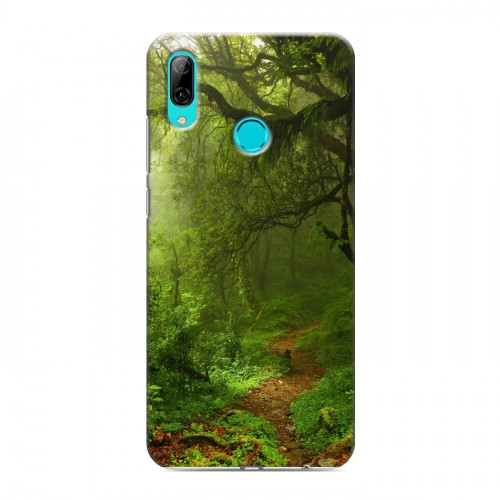 Дизайнерский пластиковый чехол для Huawei Y7 (2019) лес