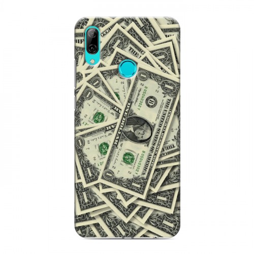Дизайнерский пластиковый чехол для Huawei Y7 (2019) Текстуры денег