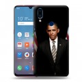 Дизайнерский пластиковый чехол для Meizu Note 9 Барак Обама