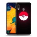Дизайнерский силиконовый чехол для Samsung Galaxy A30 Pokemon Go