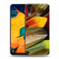 Дизайнерский силиконовый чехол для Samsung Galaxy A30 Перья