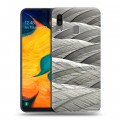 Дизайнерский силиконовый чехол для Samsung Galaxy A30 Перья