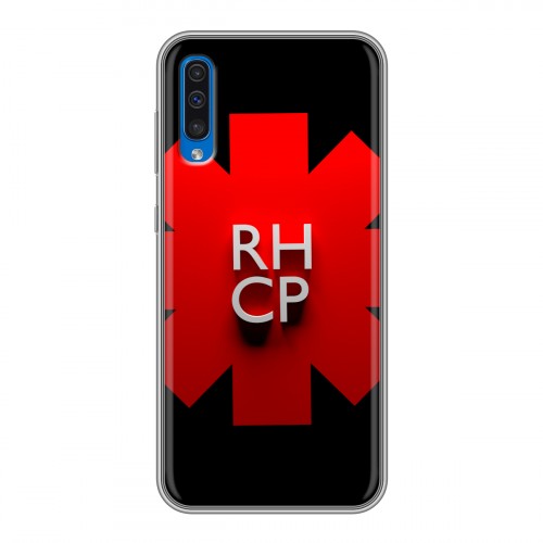 Дизайнерский пластиковый чехол для Samsung Galaxy A50 Red Hot Chili Peppers