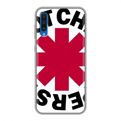 Дизайнерский силиконовый чехол для Samsung Galaxy A50 Red Hot Chili Peppers