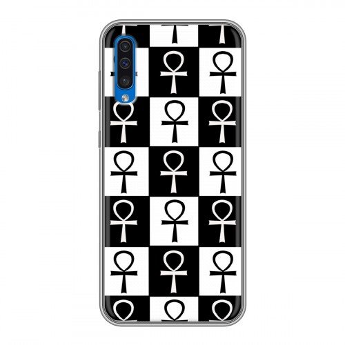 Дизайнерский силиконовый чехол для Samsung Galaxy A50 Мир крестов