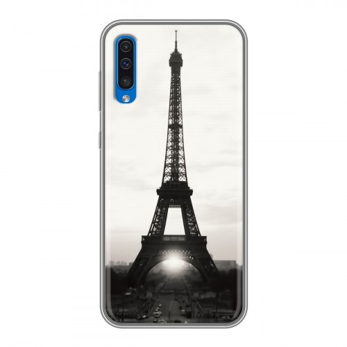 Дизайнерский силиконовый чехол для Samsung Galaxy A50 Париж