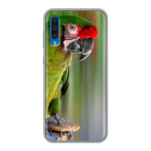 Дизайнерский силиконовый чехол для Samsung Galaxy A50 Попугаи