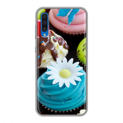 Дизайнерский пластиковый чехол для Samsung Galaxy A50 Кексы