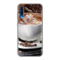 Дизайнерский силиконовый чехол для Samsung Galaxy A50 Кофе напиток