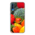 Дизайнерский силиконовый чехол для Samsung Galaxy A50 Овощи