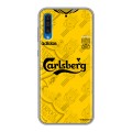 Дизайнерский силиконовый чехол для Samsung Galaxy A50 Carlsberg