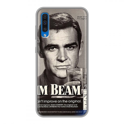 Дизайнерский силиконовый чехол для Samsung Galaxy A50 Jim Beam