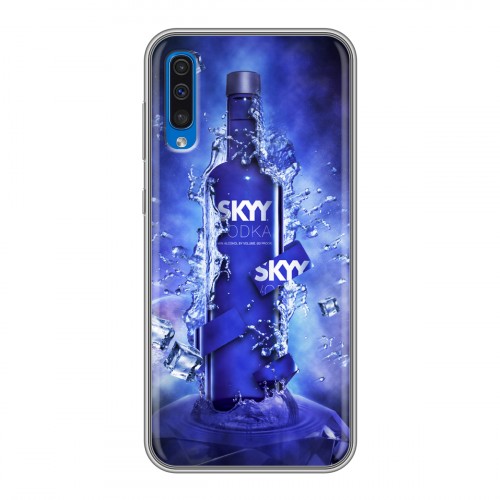 Дизайнерский силиконовый чехол для Samsung Galaxy A50 Skyy Vodka
