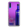 Дизайнерский силиконовый с усиленными углами чехол для Samsung Galaxy A50 Skyy Vodka