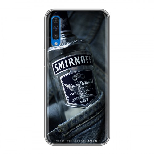 Дизайнерский силиконовый чехол для Samsung Galaxy A50 Smirnoff