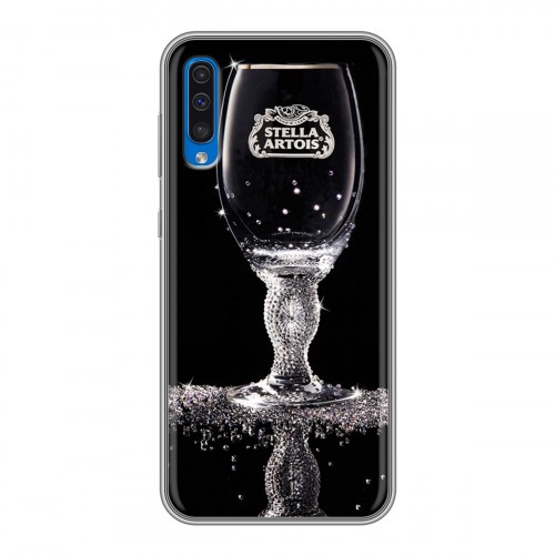 Дизайнерский силиконовый чехол для Samsung Galaxy A50 Stella Artois