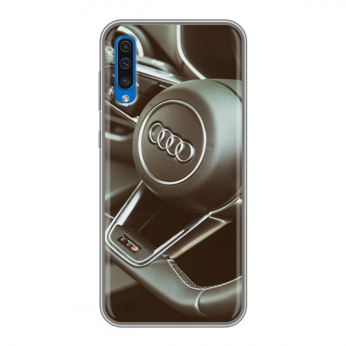 Дизайнерский силиконовый чехол для Samsung Galaxy A50 Audi