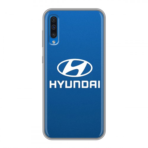 Дизайнерский силиконовый чехол для Samsung Galaxy A50 Hyundai